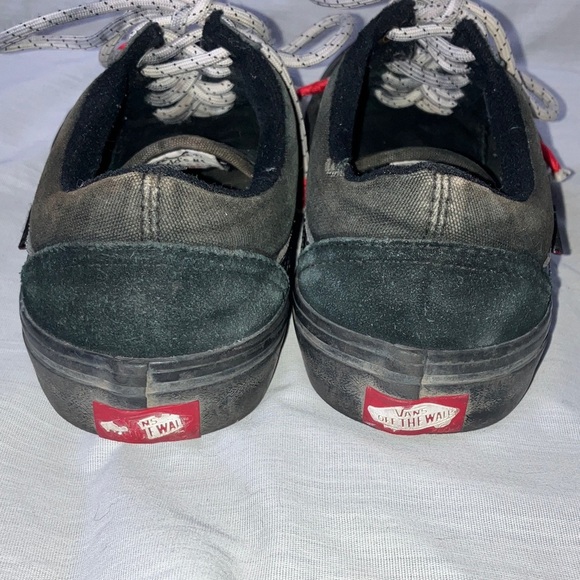 Men’s size 7 Vans off the wall  Black Men's Sneakers - eur 39 - Picture 7 of 16